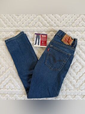 Levi’s 511 Slim Flex Jeans Boys Size 10 Adjustable Waist Medium Wash Denim